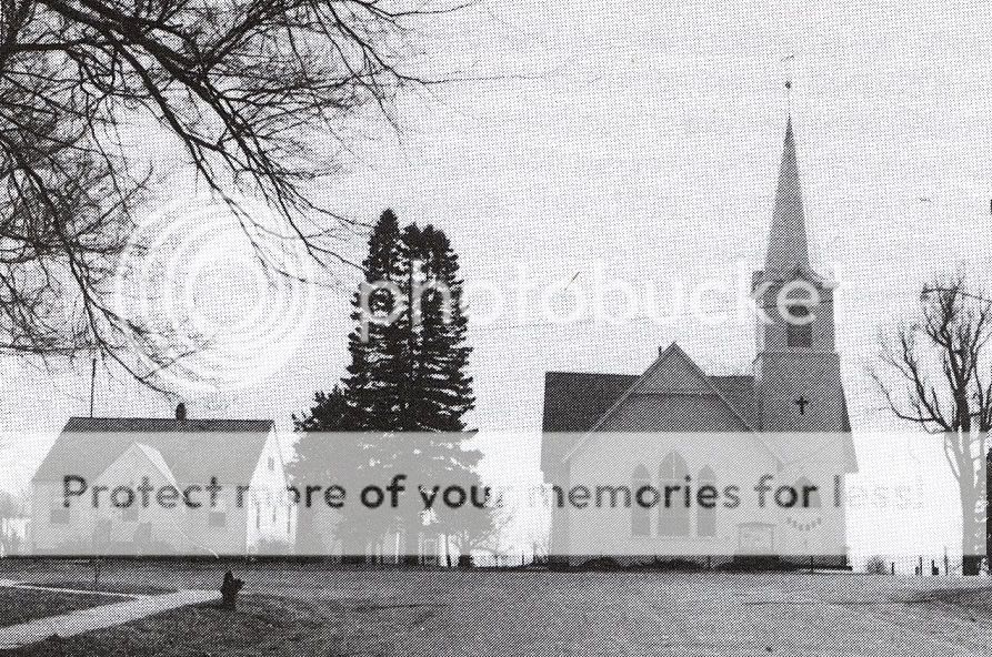 Our Savior's Lutheran Church & Parsonage In SD 1962 Photo by