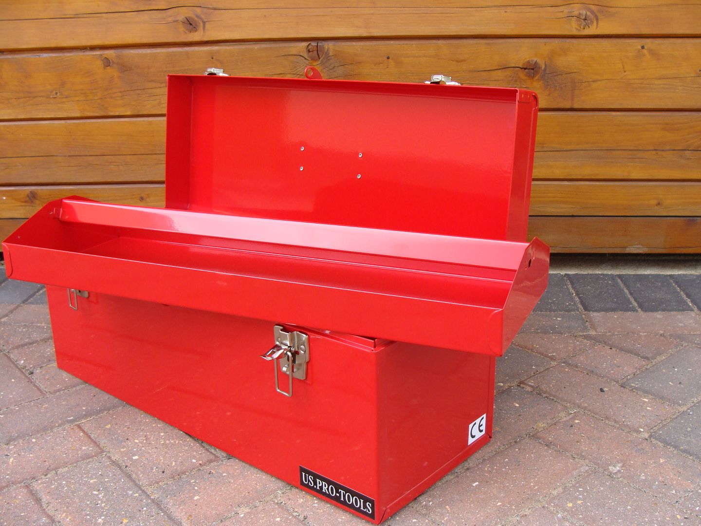 54 US PRO PORTABLE HAND HELD TOOL CHEST TOOL BOX RED