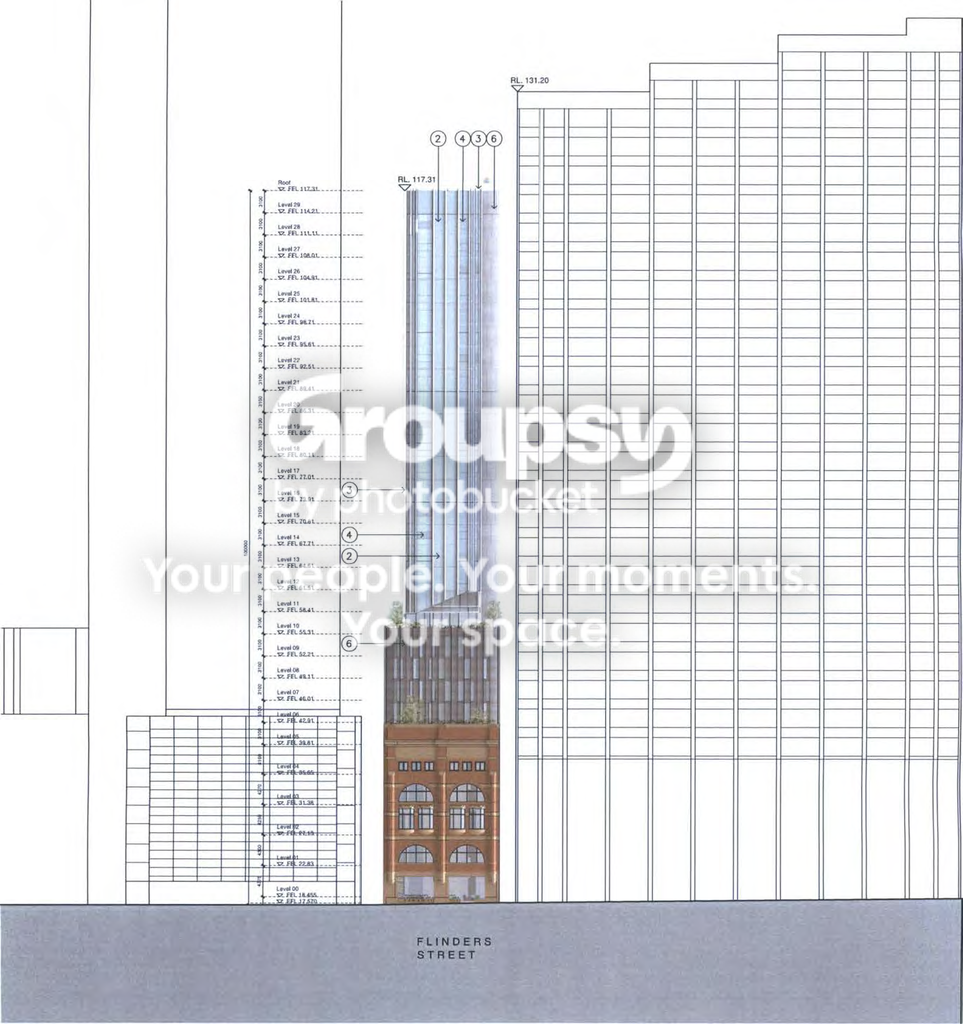 Lindrum Building CBD - East > 26-30 Flinders Street (Lindrum Hotel development) > 107m ...